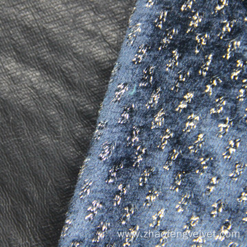 Glitter Warp Knitting Velvet Fabric